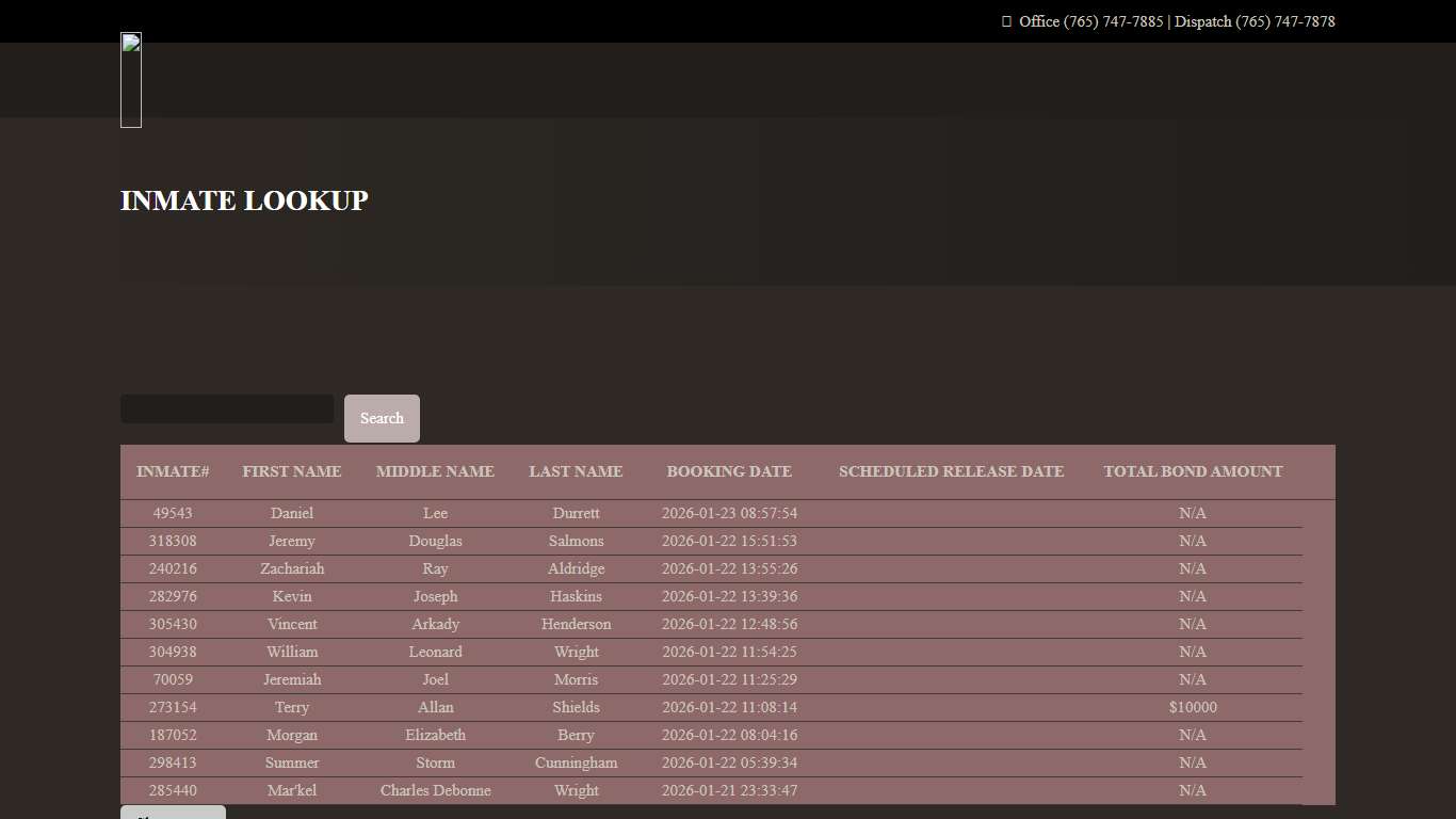 Inmate Lookup - Delaware County Sheriff